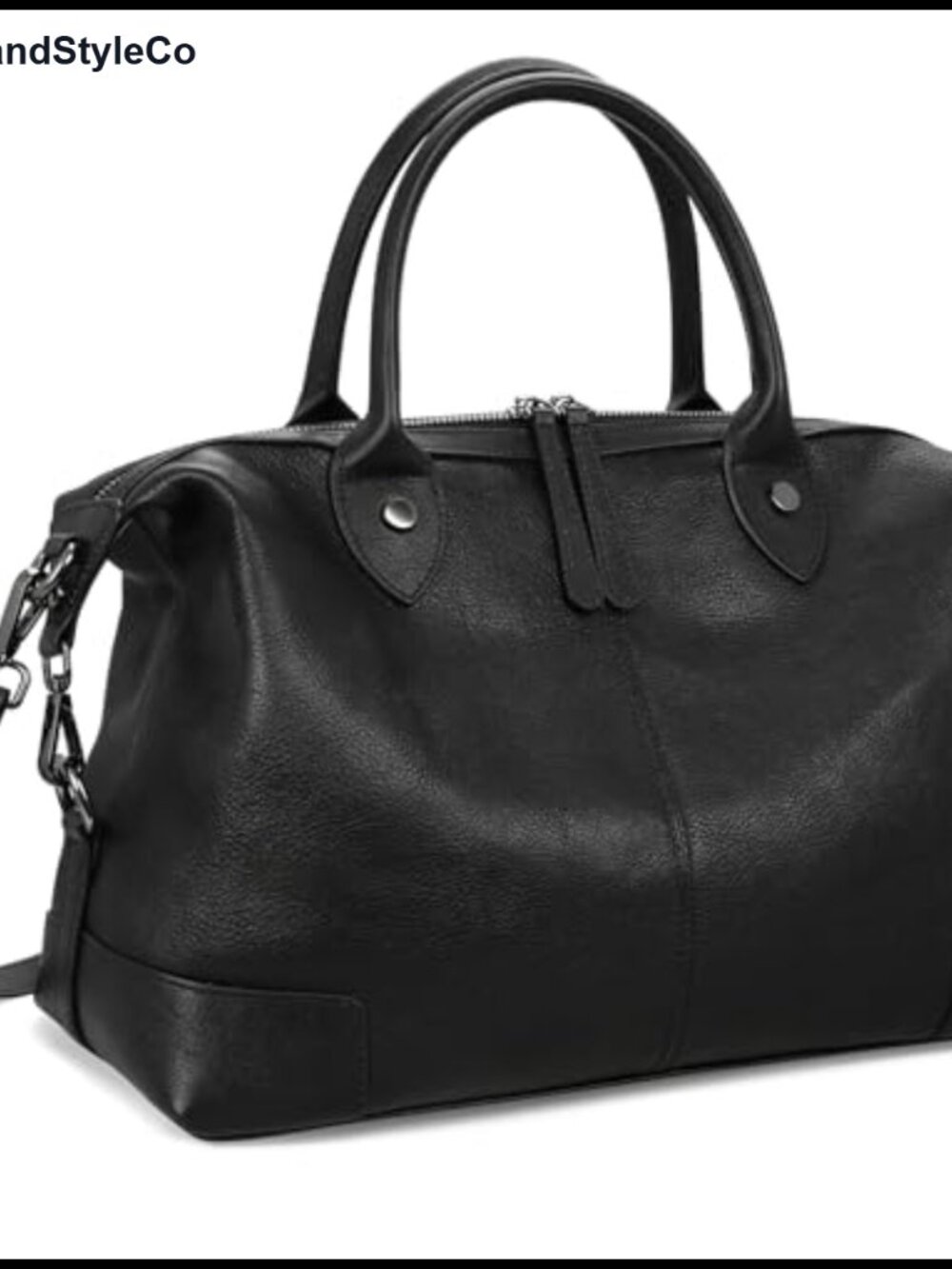 Genuine Leather Satchel Tote Bag Women Large Capacity Top Handle Handbag
